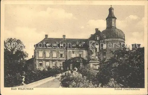 AK / Ansichtskarte Bad Wildungen Schloss Friedrichstein Kat. Bad Wildungen