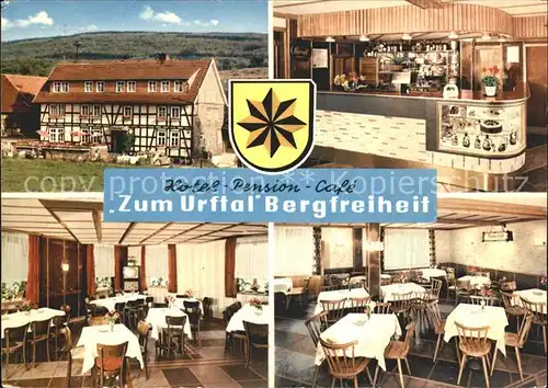 AK / Ansichtskarte Bergfreiheit Hotel Pension Cafe Zum Urftal Kat. Bad Wildungen