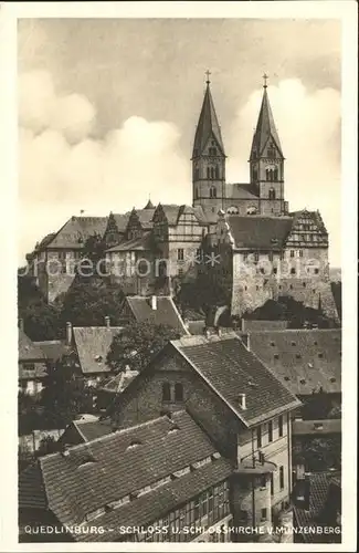 AK / Ansichtskarte Quedlinburg Schloss Schlosskirche  Kat. Quedlinburg