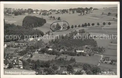 AK / Ansichtskarte Sachsenberg Georgenthal Teilansicht Kat. Klingenthal Sachsen