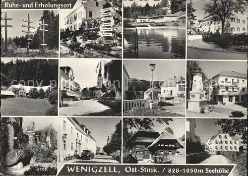 AK / Ansichtskarte Wenigzell Kirche Heimathaus Kriegerdenkmal Kat. Wenigzell