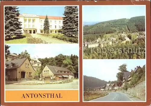 AK / Ansichtskarte Antonsthal Erzgebirge Antonshoehe Kneippsanatorium Kat. Breitenbrunn Erzgebirge