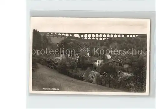 AK / Ansichtskarte Mylau Goeltzschtalbruecke erbaut 1851 Eisenbahn Vogtlaendische Schweiz Kat. Mylau