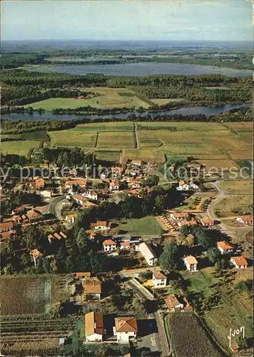 AK / Ansichtskarte Seignosse Les Lacs Landais Le Lac Noir Blanc et Soustons Vue aerienne Kat. Seignosse