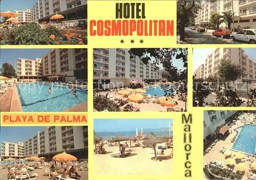 AK / Ansichtskarte Playa de Palma Mallorca Hotel Cosmopolitan Kat. Spanien