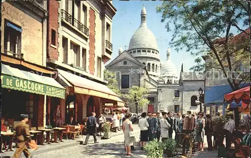 AK / Ansichtskarte Paris Place du Tertre Kat. Paris