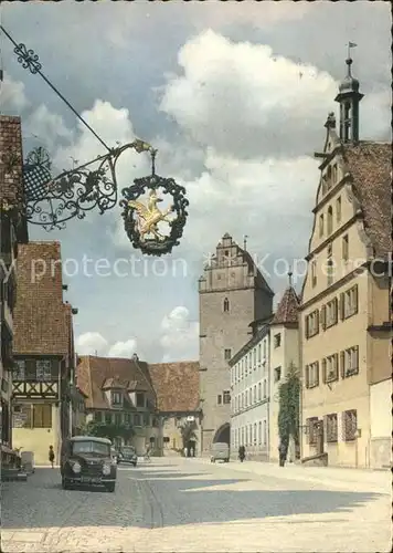 AK / Ansichtskarte Dinkelsbuehl Greifenschild Dr. Martin Luther Strasse  Kat. Dinkelsbuehl