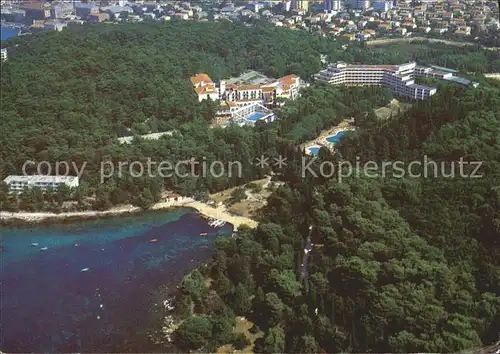 AK / Ansichtskarte Rovinj Istrien Hotel Eden Bucht Fliegeraufnahme Kat. Hrvatska
