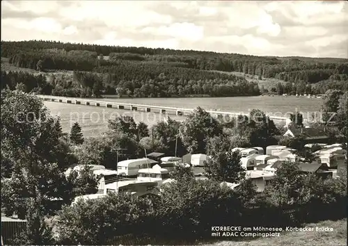 AK / Ansichtskarte Koerbecke Moehnesee ADAC Campingplatz Kat. Moehnesee