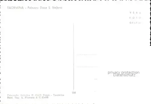 AK / Ansichtskarte Taormina Sizilien Palazzo Duca  Kat. 