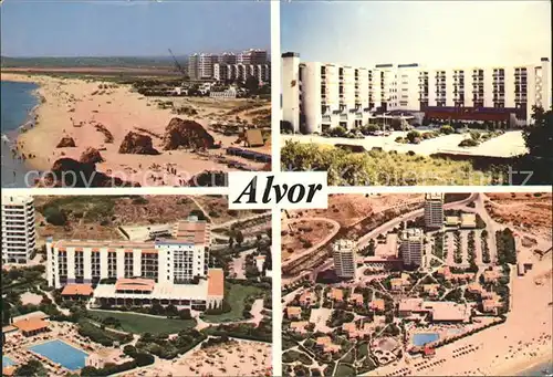 AK / Ansichtskarte Alvor Strand Fliegeraufnahme