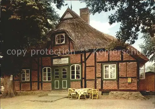 AK / Ansichtskarte Ploen See Restaurant Cafe Niedersaechsisches Bauernhaus Kat. Ploen