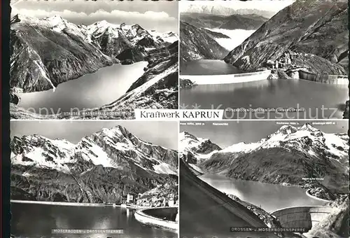 AK / Ansichtskarte Kaprun Stausee Talsperre Kraftwerk Alpenpanorama Kat. Kaprun