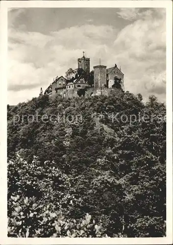 AK / Ansichtskarte Wartburg Eisenach Blick auf die Burg von Suedwesten Kat. Eisenach
