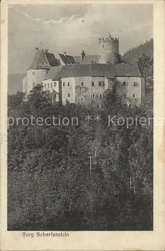 AK / Ansichtskarte Scharfenstein Erzgebirge Schloss  Kat. Drebach