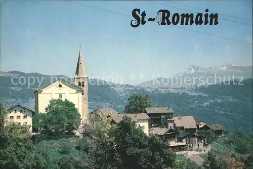 AK / Ansichtskarte Saint Romain Herens Kirche Panorama Kat. Saint Romain