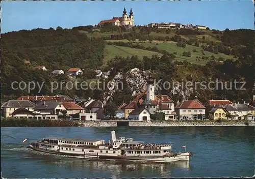 AK / Ansichtskarte Marbach Donau Wallfahrtsort Maria Taferl Kloster Dampfer Kat. Marbach an der Donau