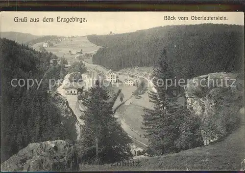 AK / Ansichtskarte Zoeblitz Sachsen Panorama Blick vom Oberlauterstein Erzgebirge Kat. Zoeblitz