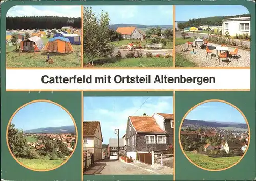 AK / Ansichtskarte Altenbergen Thueringen Ortspartie Camping Kat. Leinatal