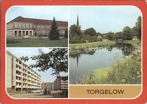 AK / Ansichtskarte Torgelow Postamt Neubauten Kopernikusstrasse Uecker Kat. Torgelow