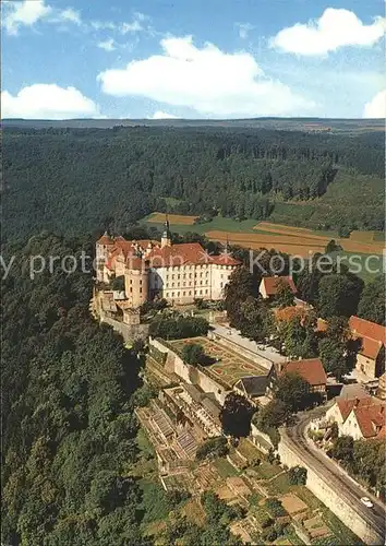 AK / Ansichtskarte Langenburg Wuerttemberg Schloss Fliegeraufnahme Kat. Langenburg