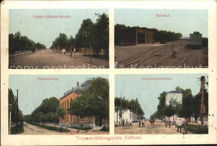 AK / Ansichtskarte Zeithain Truppenuebungsplatz Kaiser Wilhelm Str