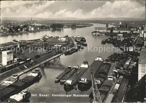 AK / Ansichtskarte Basel BS Kleinhueningen Rheinhafen Kat. Basel