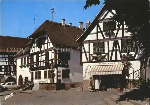 AK / Ansichtskarte Saint Hippolyte Haut Rhin Maisons Alsaciennes Fachwerkhaeuser Kat. Saint Hippolyte