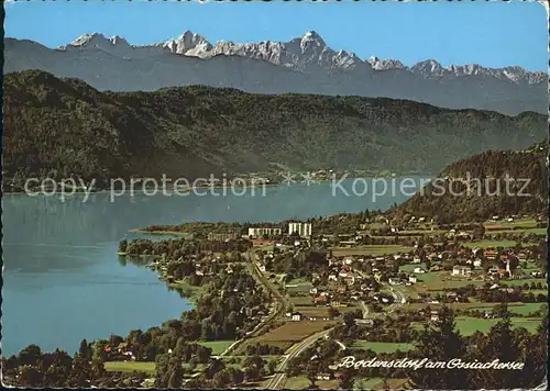 AK / Ansichtskarte Bodensdorf Steindorf Panorama Julische Alpen Kat. Steindorf am Ossiacher See Kaernten