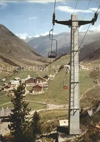 AK / Ansichtskarte Obergurgl Soelden Tirol Gietscherlift Hohe Mut Alpenpanorama Kat. Soelden oetztal