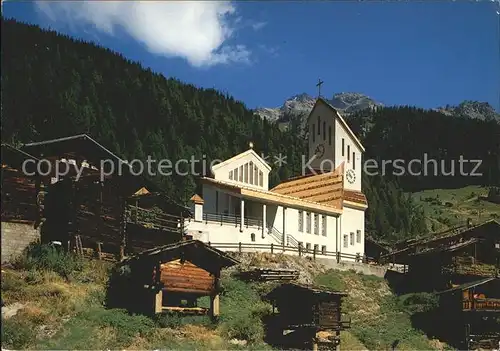 AK / Ansichtskarte Blatten VS Kirche Loetschental Alpen Kat. Blatten VS