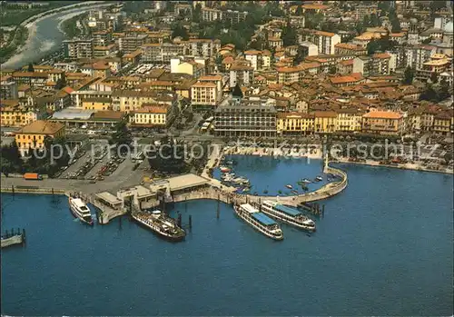 AK / Ansichtskarte Verbania Porto Lago Maggiore veduta aerea Kat. Verbania