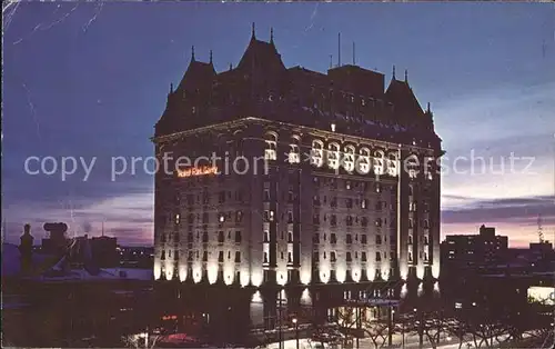 AK / Ansichtskarte Winnipeg Fort Garry Hotel at night Kat. Winnipeg