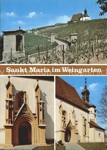 AK / Ansichtskarte Volkach Sankt Maria im Weingarten Kirche Kat. Volkach Main
