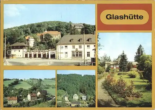 AK / Ansichtskarte Glashuette Sachsen Ochsenkopf Folgenhang Priessnitztal Sternwarte Kat. Glashuette Sachsen