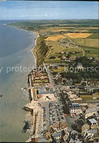 AK / Ansichtskarte Arromanches les Bains Port Winston Musee du debarquement vue aerienne Kat. Arromanches les Bains