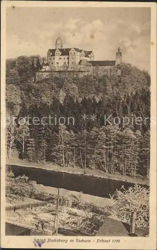 AK / Ansichtskarte Rochsburg Schloss an der Mulde erbaut 1190 Kat. Lunzenau