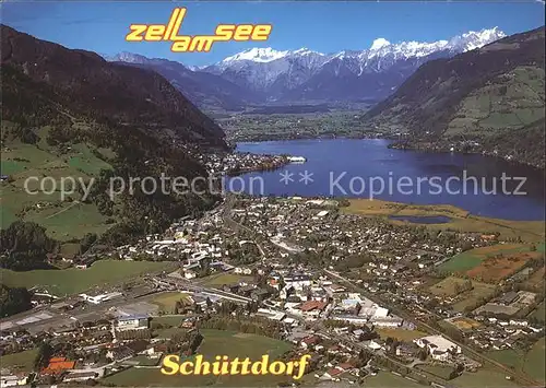 AK / Ansichtskarte Zell See Schuettdorf Fliegeraufnahme Kat. Zell am See