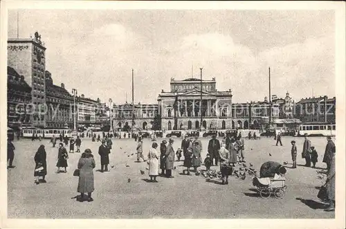 AK / Ansichtskarte Leipzig Augustusplatz Neues Theater Kat. Leipzig