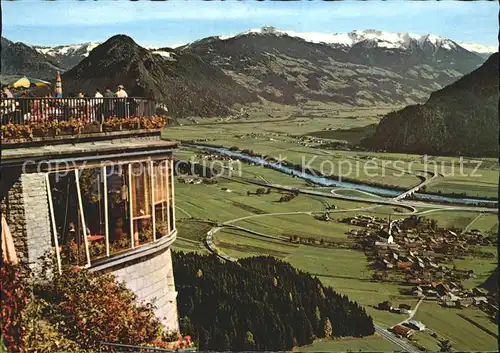 AK / Ansichtskarte Kanzelkehre Tirol Panorama Blick ins Zillertal Inntal Autobahn Alpen Kat. Wiesing Schwaz