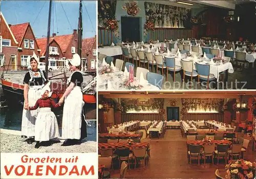 AK / Ansichtskarte Volendam Cafe Restaurant A.M.V.O. Kat. Niederlande