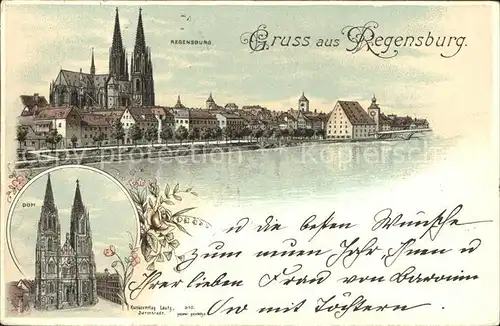 AK / Ansichtskarte Regensburg Donau Dom Koenigreich Bayern Kat. Regensburg