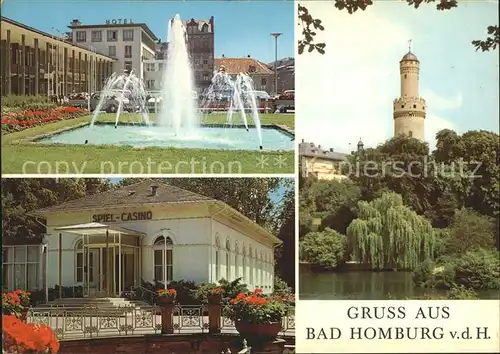 AK / Ansichtskarte Bad Homburg mit Casino Kat. Bad Homburg v.d. Hoehe