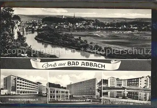 AK / Ansichtskarte Bad Abbach Donaupartie Rheumaklinik I bis III Kat. Bad Abbach