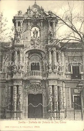 AK / Ansichtskarte Sevilla Andalucia Portada del Palacio de San Telmo Kat. Sevilla 