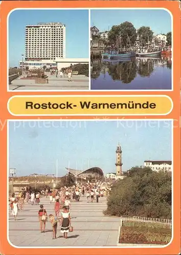 AK / Ansichtskarte Rostock Warnemuende Hotel Neptun am Alten Strom Strandpromenade  Kat. Rostock