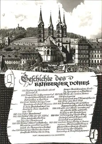 AK / Ansichtskarte Bamberg Dom  Kat. Bamberg
