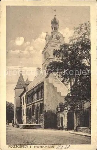 AK / Ansichtskarte Regensburg St Emmeranskirche / Regensburg /Regensburg LKR