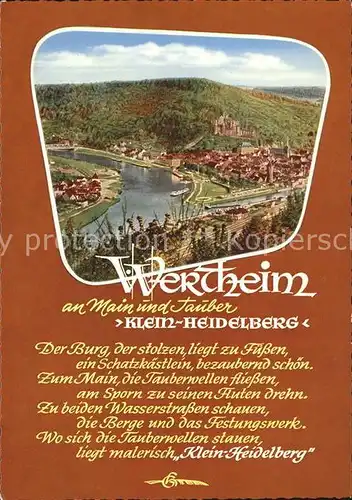 AK / Ansichtskarte Wertheim Main Klein  Heidelberg Burg  Kat. Wertheim