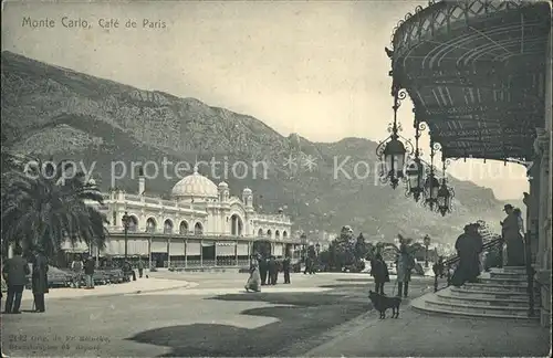 AK / Ansichtskarte Monte Carlo Cafe de Paris Kat. Monte Carlo